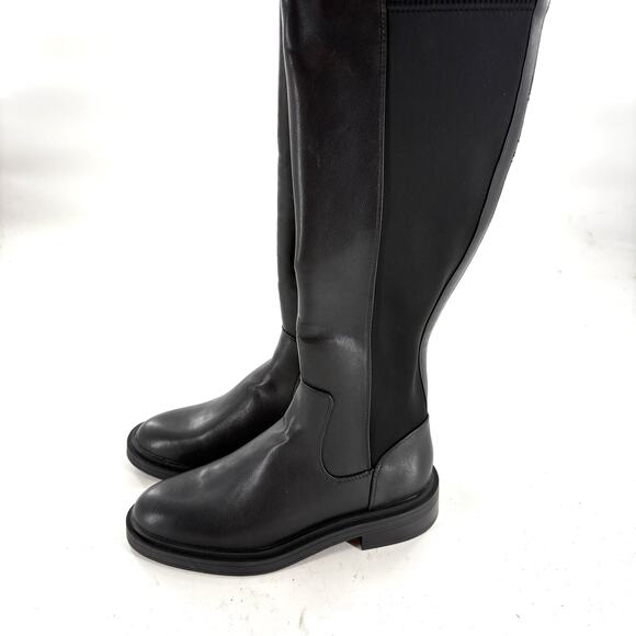Kenneth Cole Reaction Annabelle Boots 7.5 Black NWOT Riding Knee High Tall Prep - Picture 8 of 10
